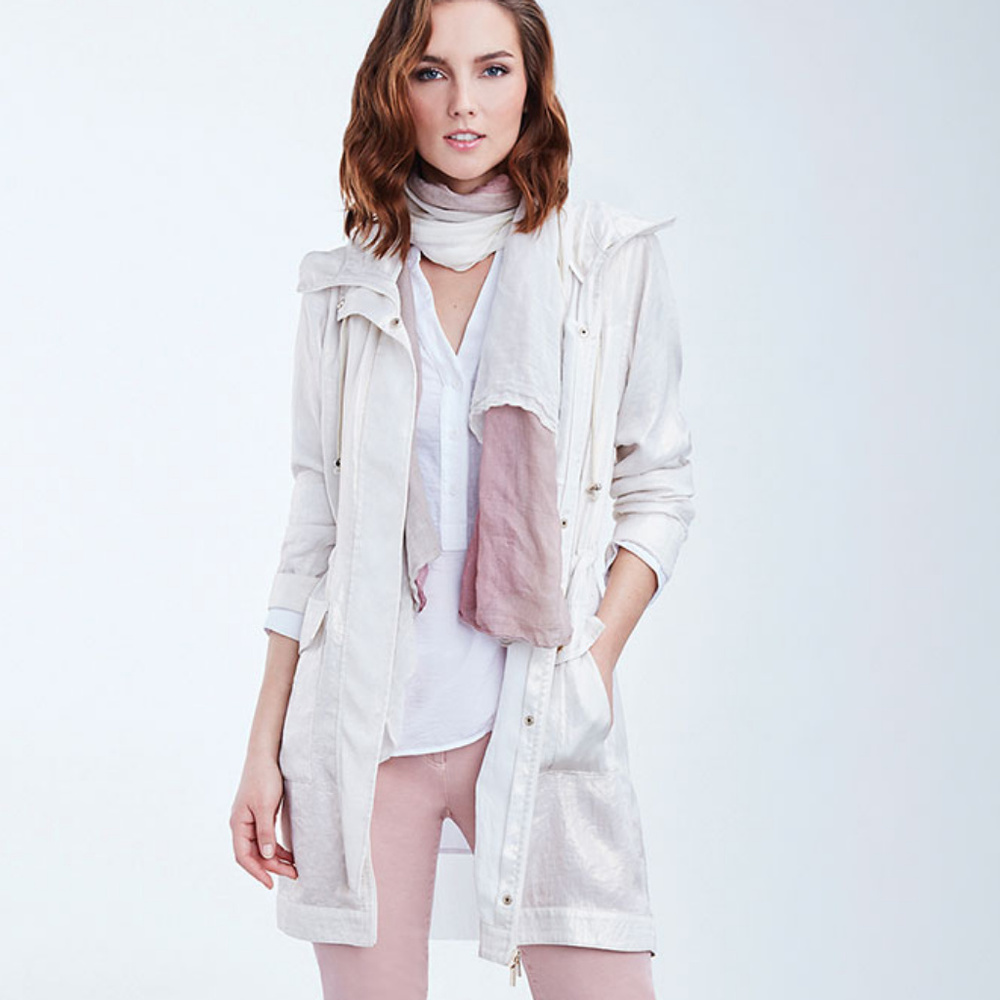 ETCETERA metallic jacket with hood